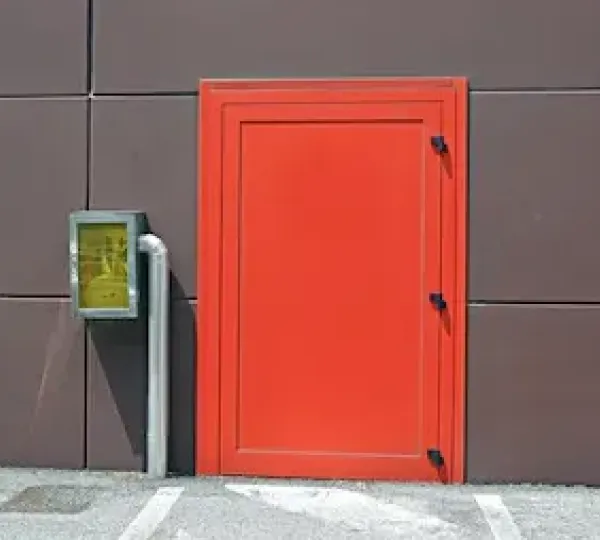 Bezprahové protipožiarne dvere