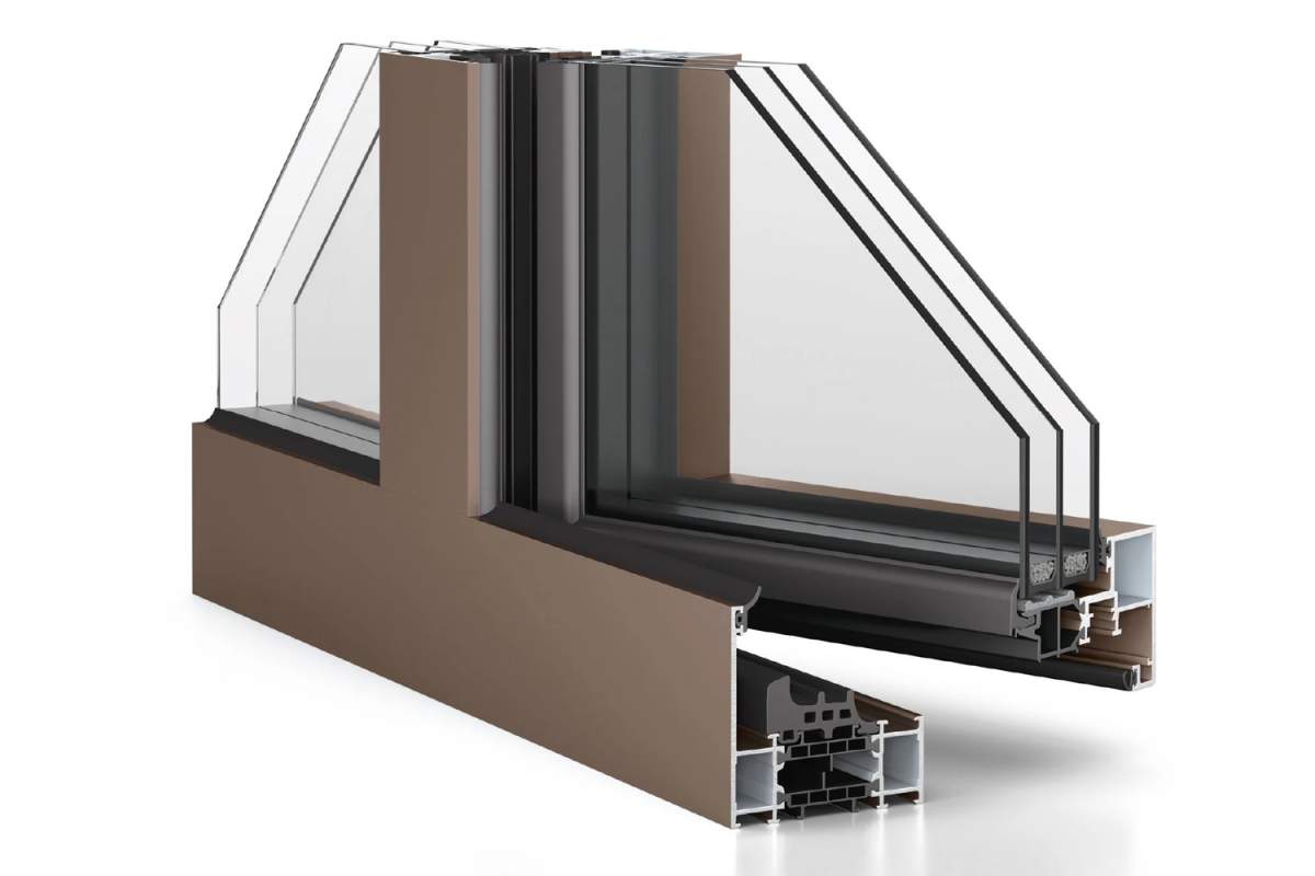 Hliníkové okno WICONA WICLINE 75 MAX