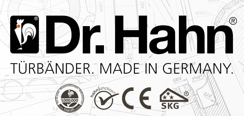 Dr. Hahn ajtópántok - Made in Germany