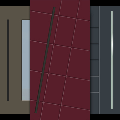 Hliníkové dizajnové dverné panely pre vchodové dvere