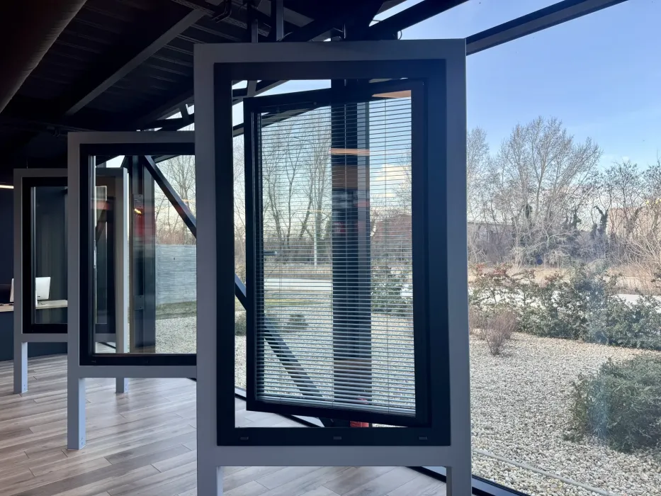 Okno s integrovaným tienením