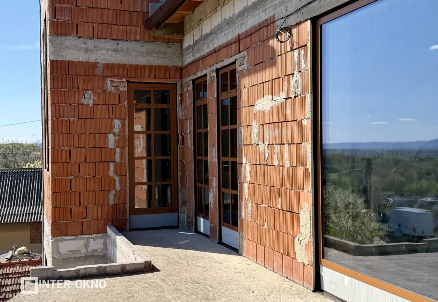 Výroba a montáž hliníkových okien a dverí - RD VGV